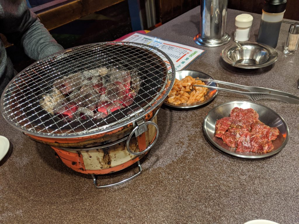 二子玉川の韓国焼き肉屋スップルの焼き肉