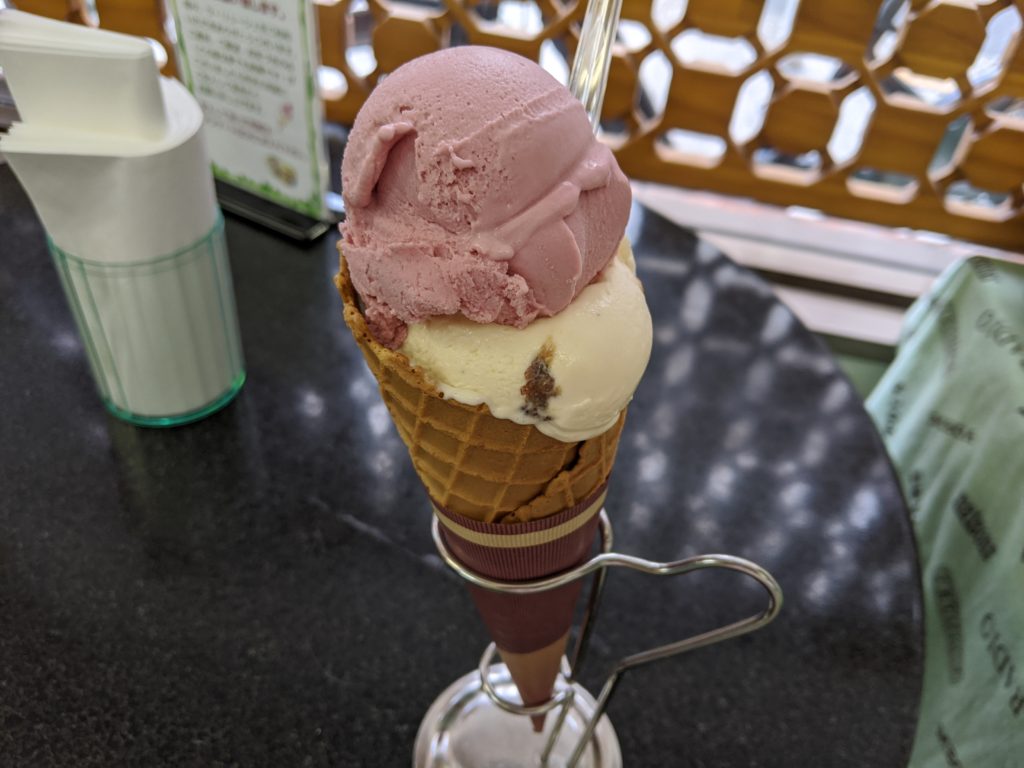ラ・リューシェのアイスクリーム